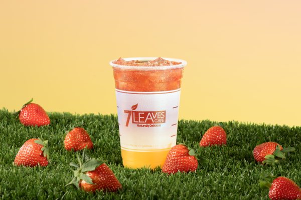 Strawberry Sunset Drink